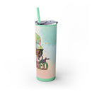 Blessed Skinny Tumbler with Straw, 20oz