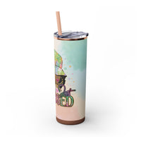 Blessed Skinny Tumbler with Straw, 20oz