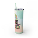 Blessed Skinny Tumbler with Straw, 20oz