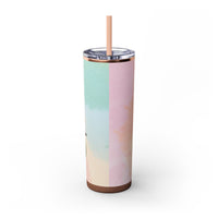 Blessed Skinny Tumbler with Straw, 20oz