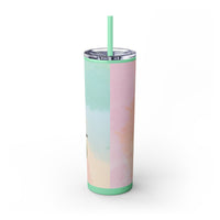 Blessed Skinny Tumbler with Straw, 20oz