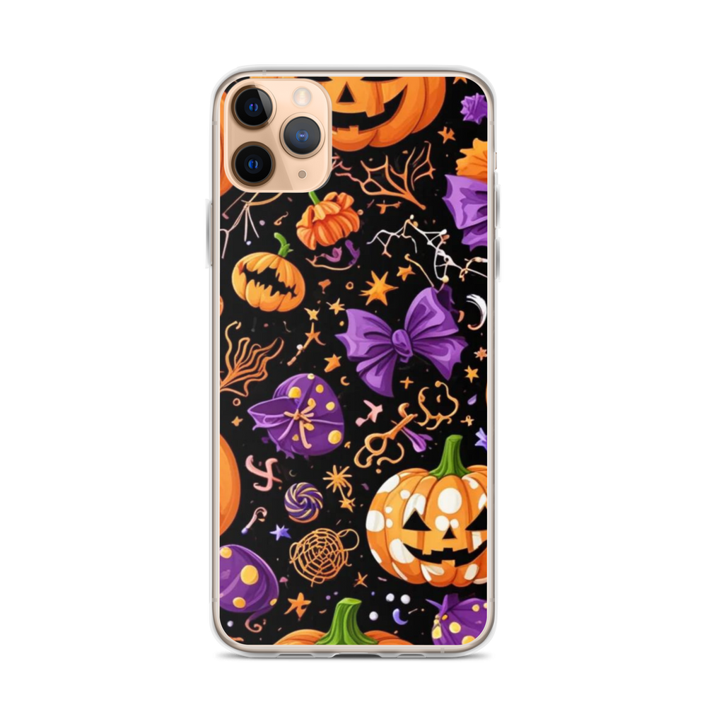 Pumpkin & Bows Clear Case for iPhone®