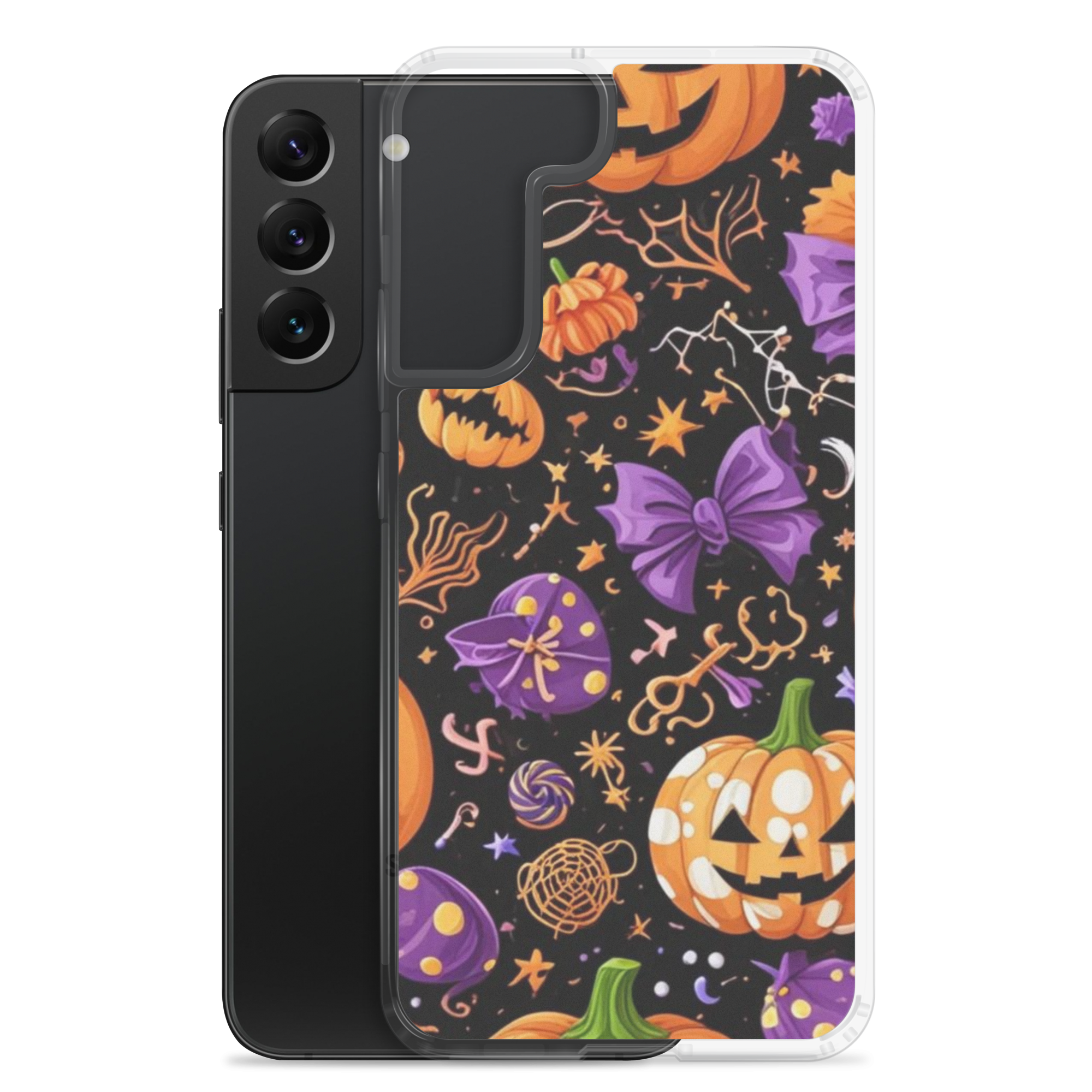 Pumpkin & Bows Clear Case for Samsung®